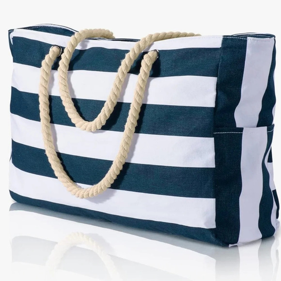 Beach Bags Waterproof Tote with Zipper nwt - Picture 3 of 10